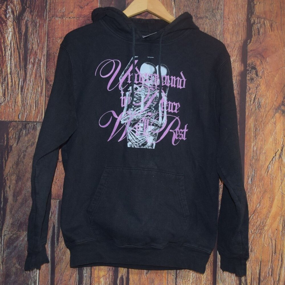 underground in peace we'll rest carolesdaughter Adult Sz S Hoodie Sweatshirt